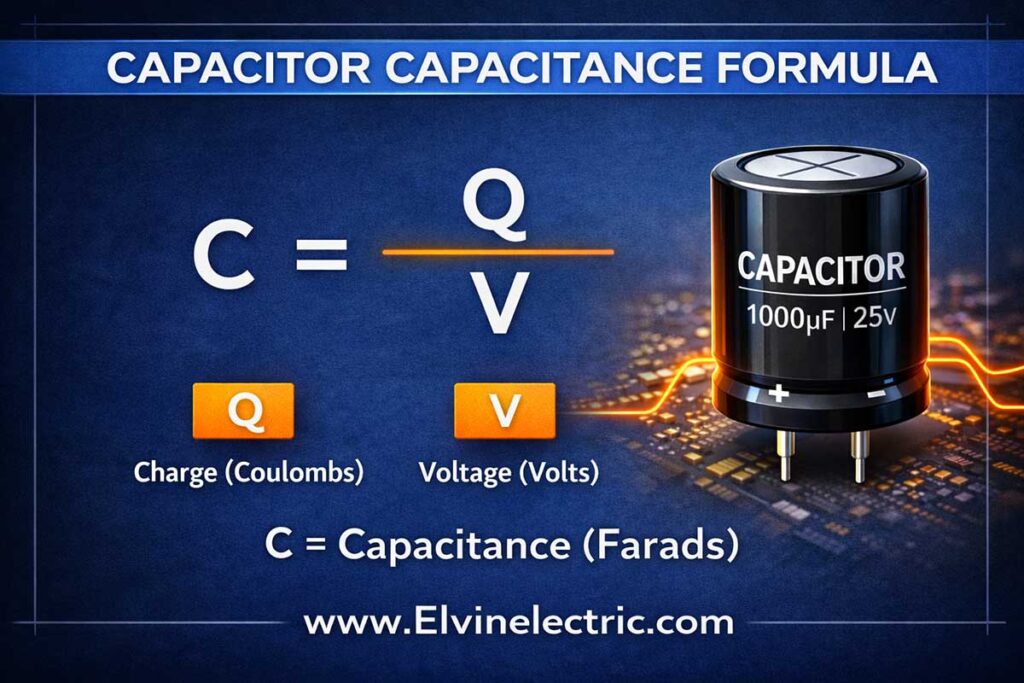محاسبه ظرفیت خازن