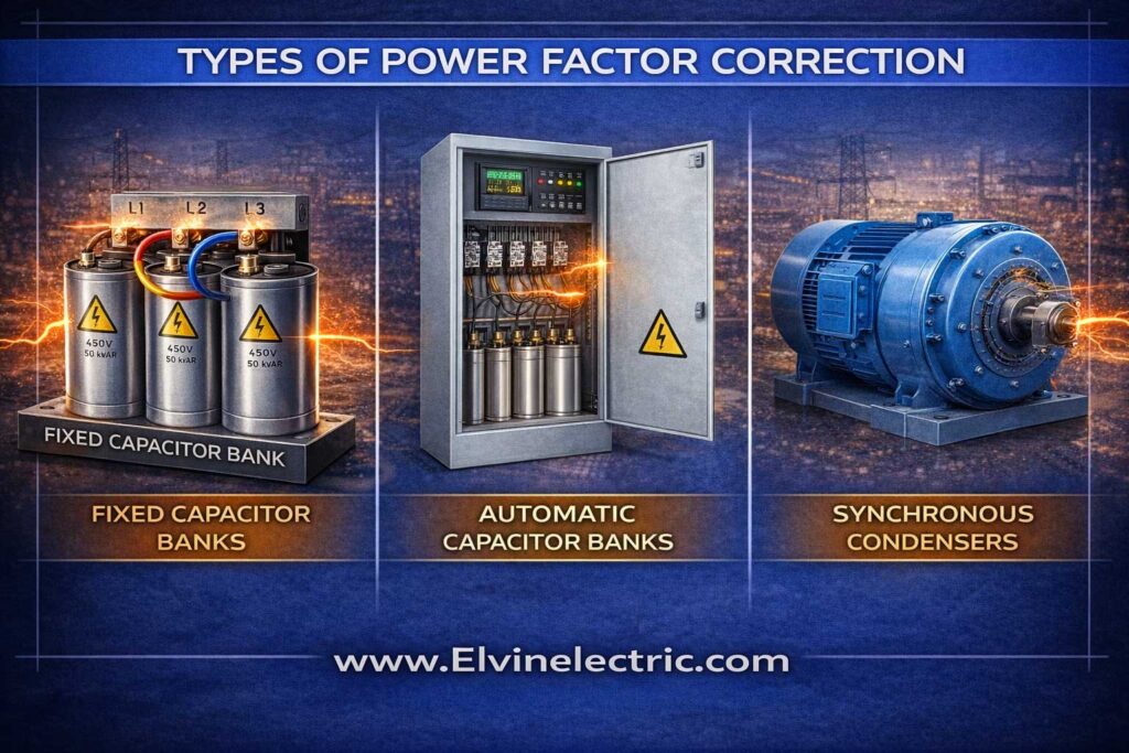 روش های اصلاح ضریب توان